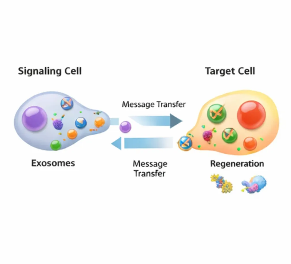 What Are Exosomes In Aesthetic Medicine And How Do They Work? 3 Cell Communication Diagram